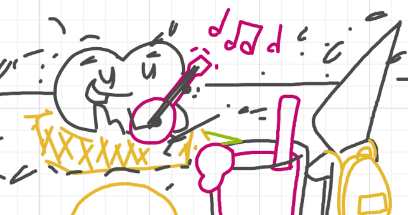 A panel from I've Been Everywhere, Man, episode nine of the Board Boards object show by Furretwalk/WalkingFurret.